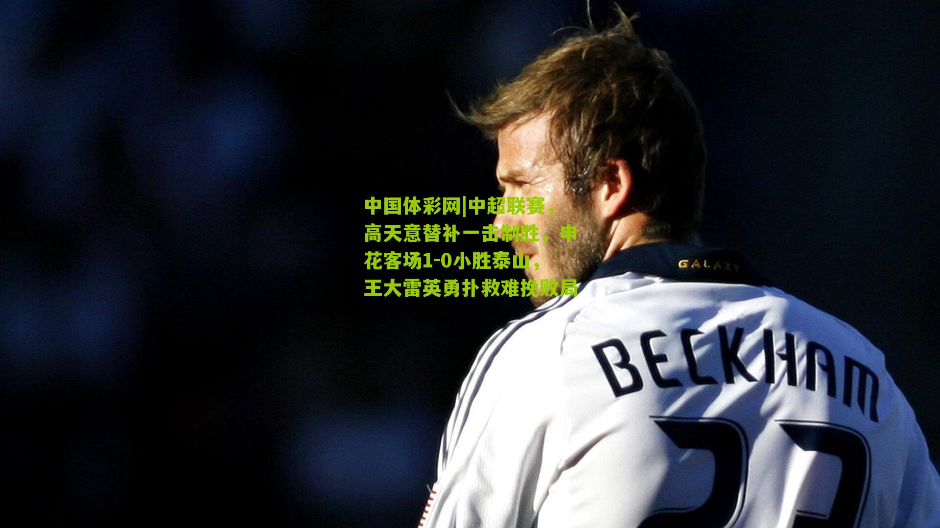 中超联赛，高天意替补一击制胜，申花客场1-0小胜泰山，王大雷英勇扑救难挽败局